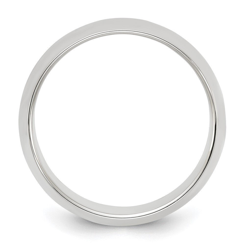 Sterling Silver 8mm Half Round Band