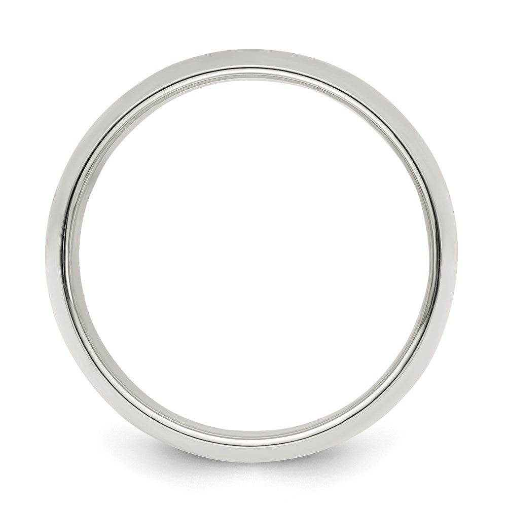 Sterling Silver 9mm Half Round Band