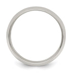 Sterling Silver 10mm Half Round Band