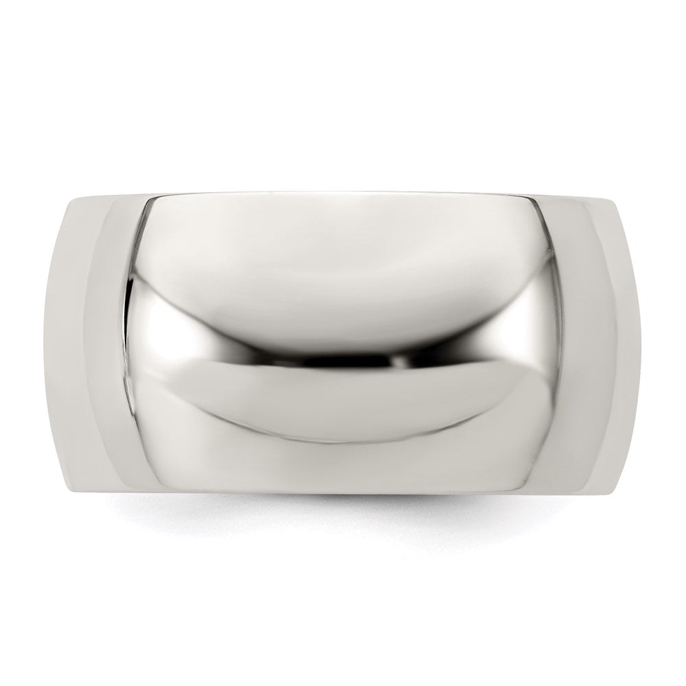 Sterling Silver 10mm Half Round Band