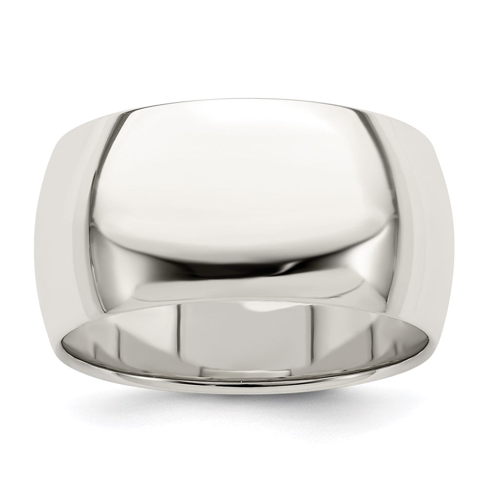 Sterling Silver 10mm Half Round Band