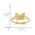 14k Butterfly Baby / Childs Ring