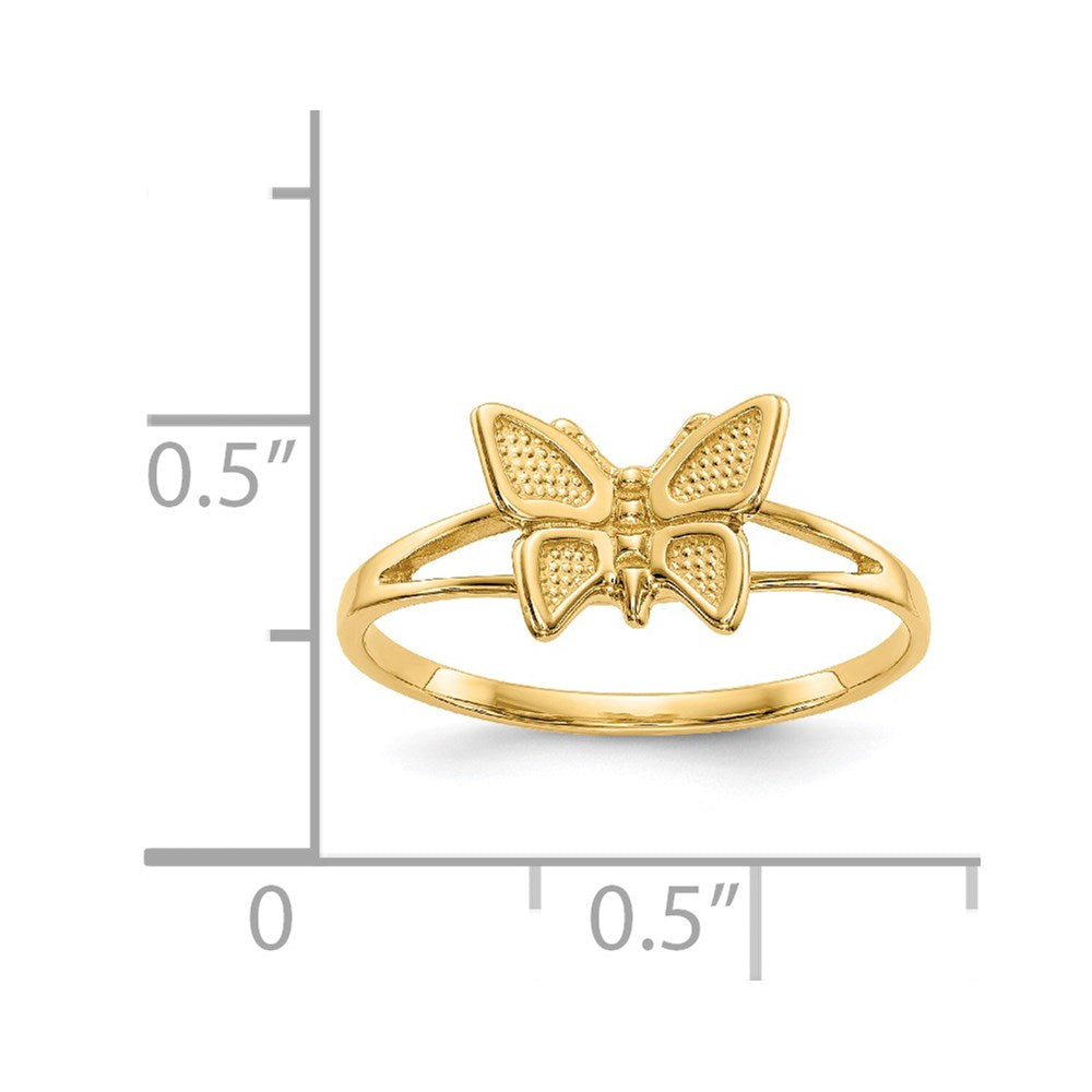 14k Butterfly Baby / Childs Ring