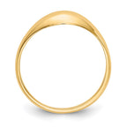 14k Polished Dome Childs Ring