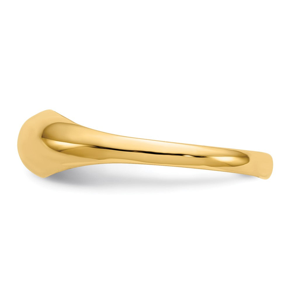 14k Polished Dome Childs Ring
