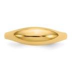 14k Polished Dome Childs Ring