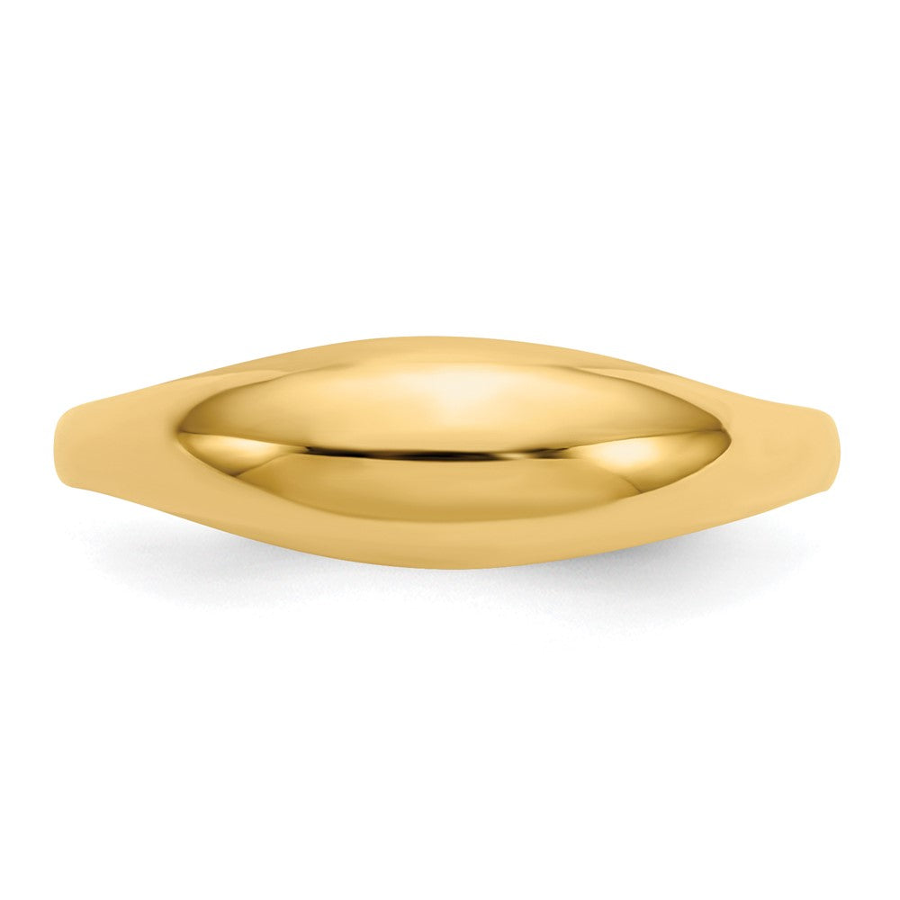 14k Polished Dome Childs Ring