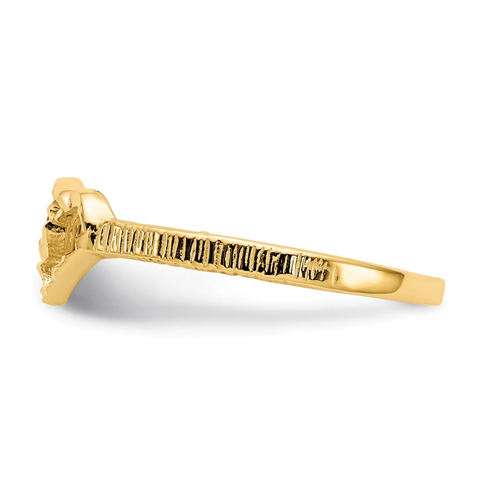 14k Two Hearts Baby / Childs Ring