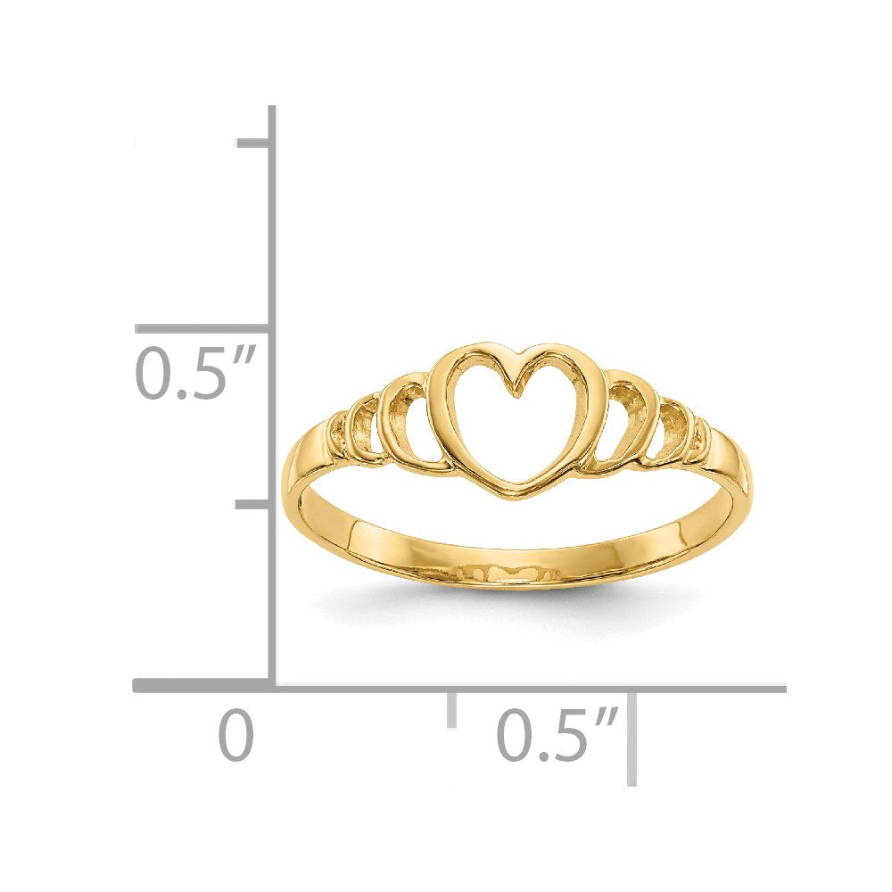 14k Heart Baby / Childs Ring