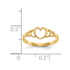 14k Heart Baby / Childs Ring