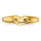 14k Cut-out Heart Baby / Childs Ring