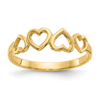 14k Hearts Ring