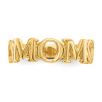 14k Polished MOM Ring