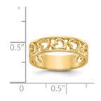 14k Hearts Ring