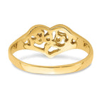 14K Cut-out BABY Heart Baby / Childs Ring
