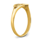 14K Cut-out BABY Heart Baby / Childs Ring