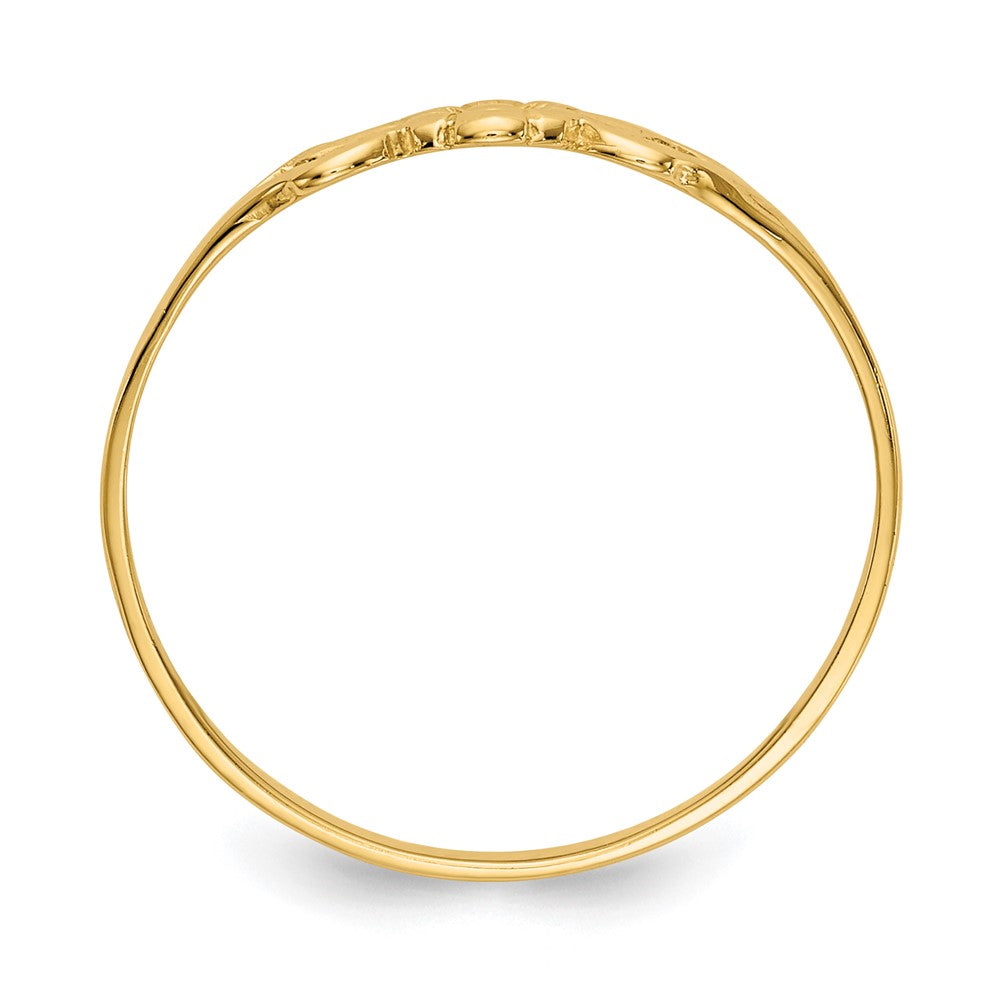 14K Flower Baby / Childs Ring