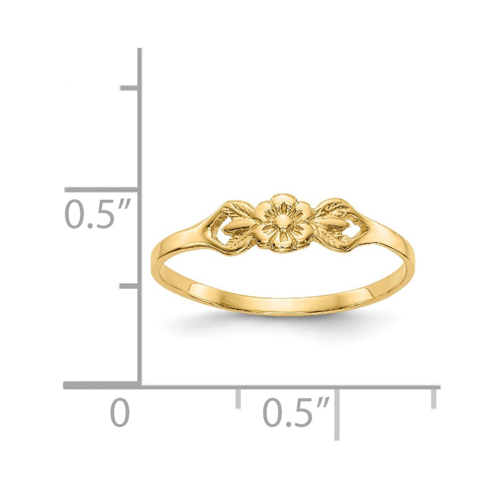 14K Flower Baby / Childs Ring