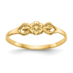 14K Flower Baby / Childs Ring