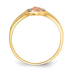 14k Two-tone with White Rhodium Our Lady of Guadalupe Ring