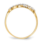 14k CZ Infinity Symbol Ring