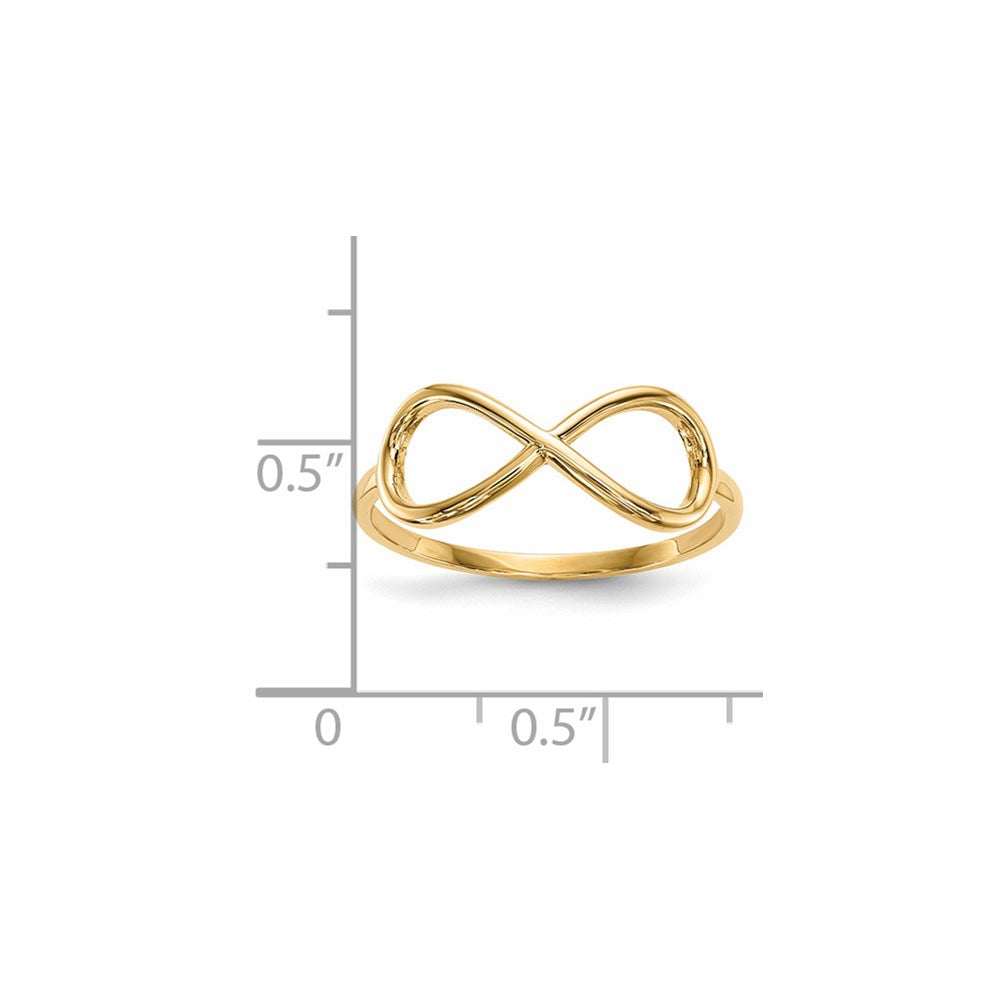 14k Polished Infinity Ring