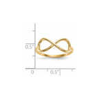14k Polished Infinity Ring