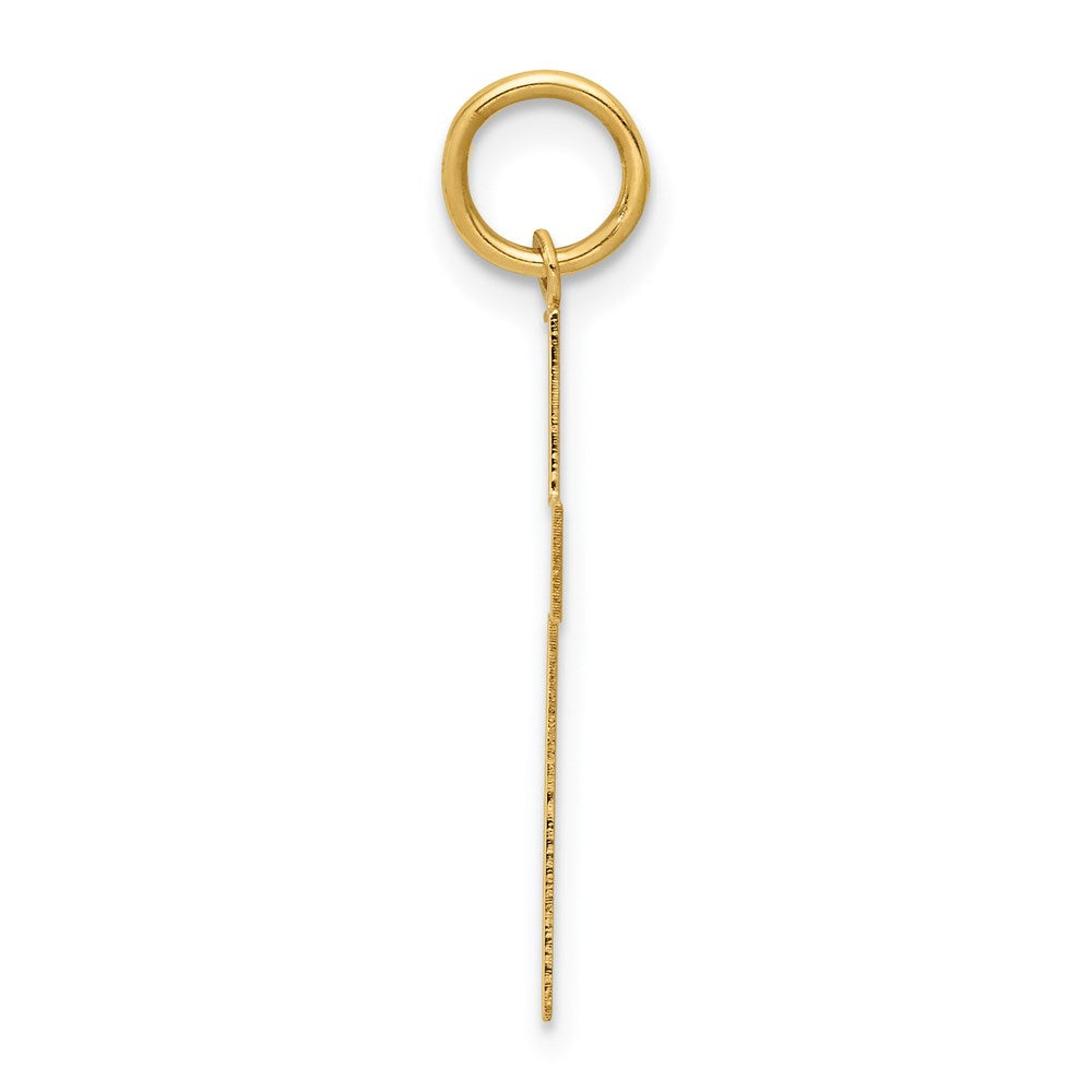 14k Polished Cross Pendant