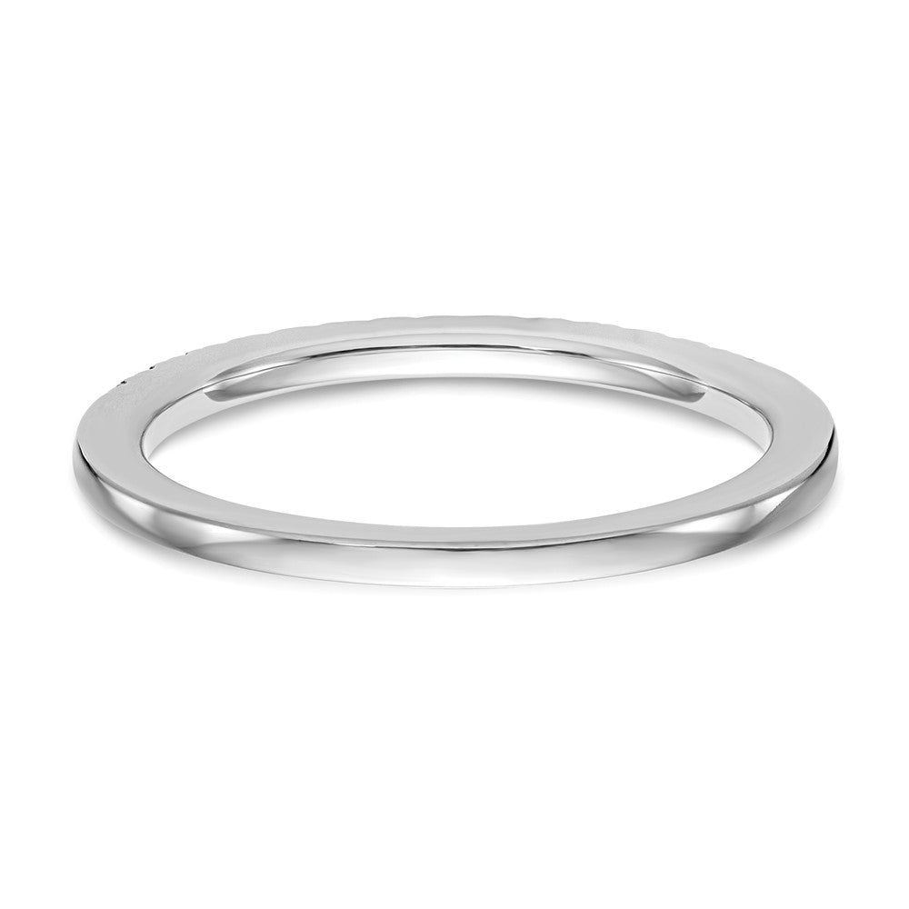 14k White Gold 1/6 carat Diamond Complete Wedding Band