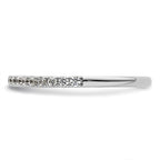 14k White Gold 1/4 carat Diamond Complete Wedding Band