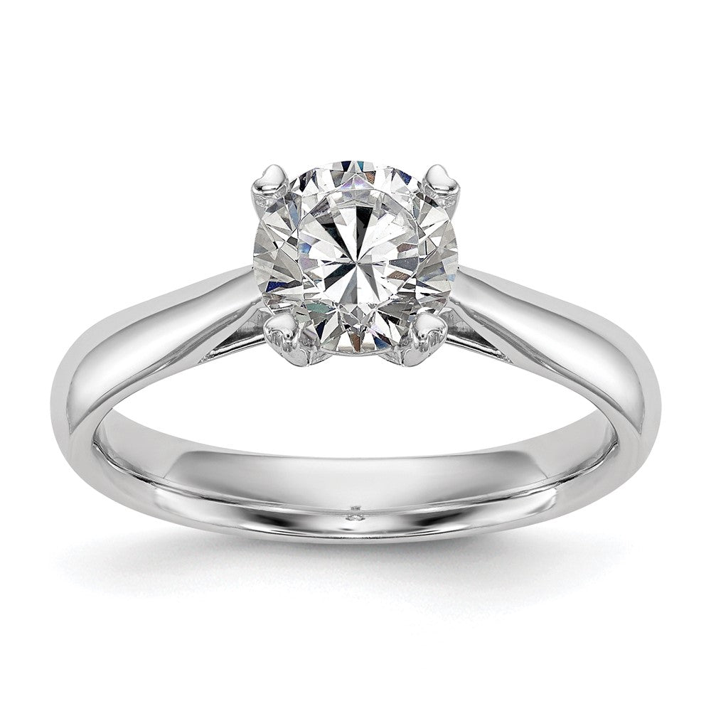 True Origin 14k White Gold 3/4 carat Lab Grown Diamond VS/SI+ G+ Round Solitaire Engagement Ring
