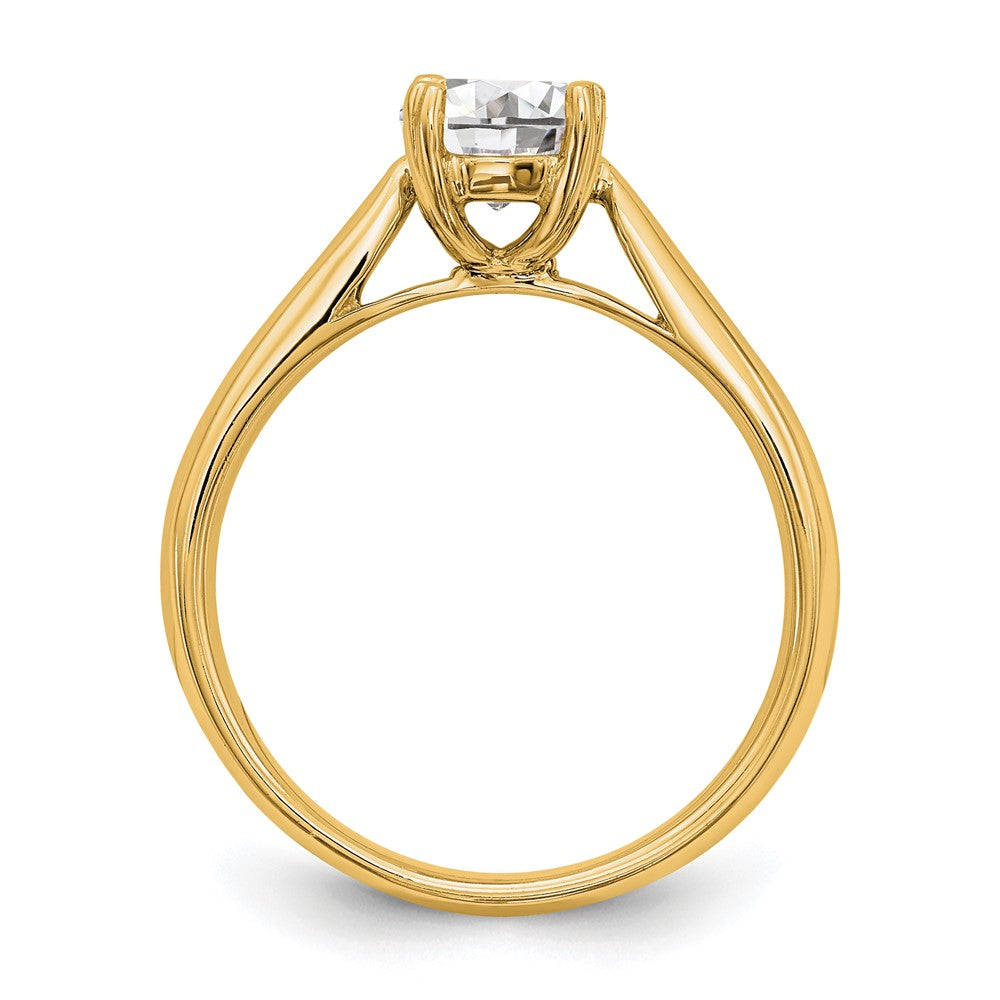 True Origin 14k 3/4 carat Lab Grown Diamond VS/SI+ G+ Round Solitaire Engagement Ring