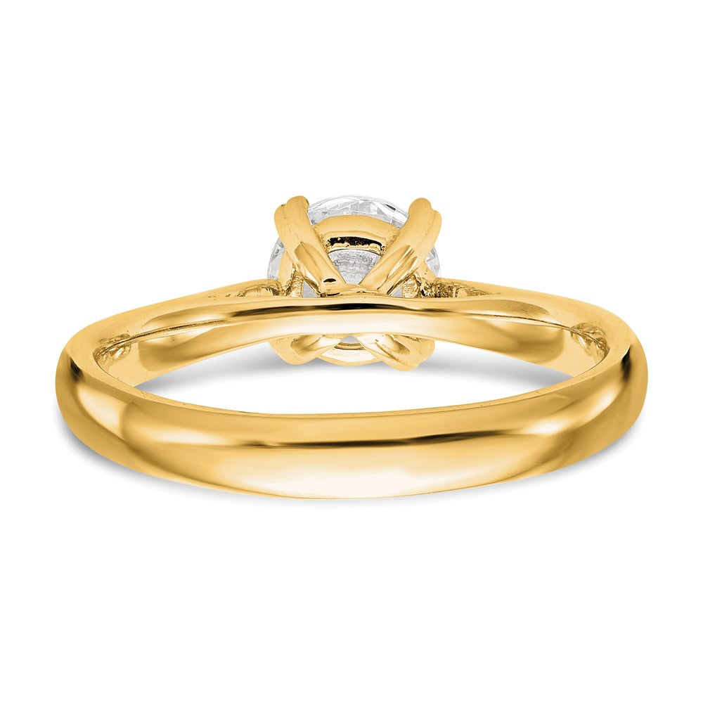 True Origin 14k 3/4 carat Certified Complete Lab Grown Diamond VS/SI+ G+ Round Solitaire Engagement Ring