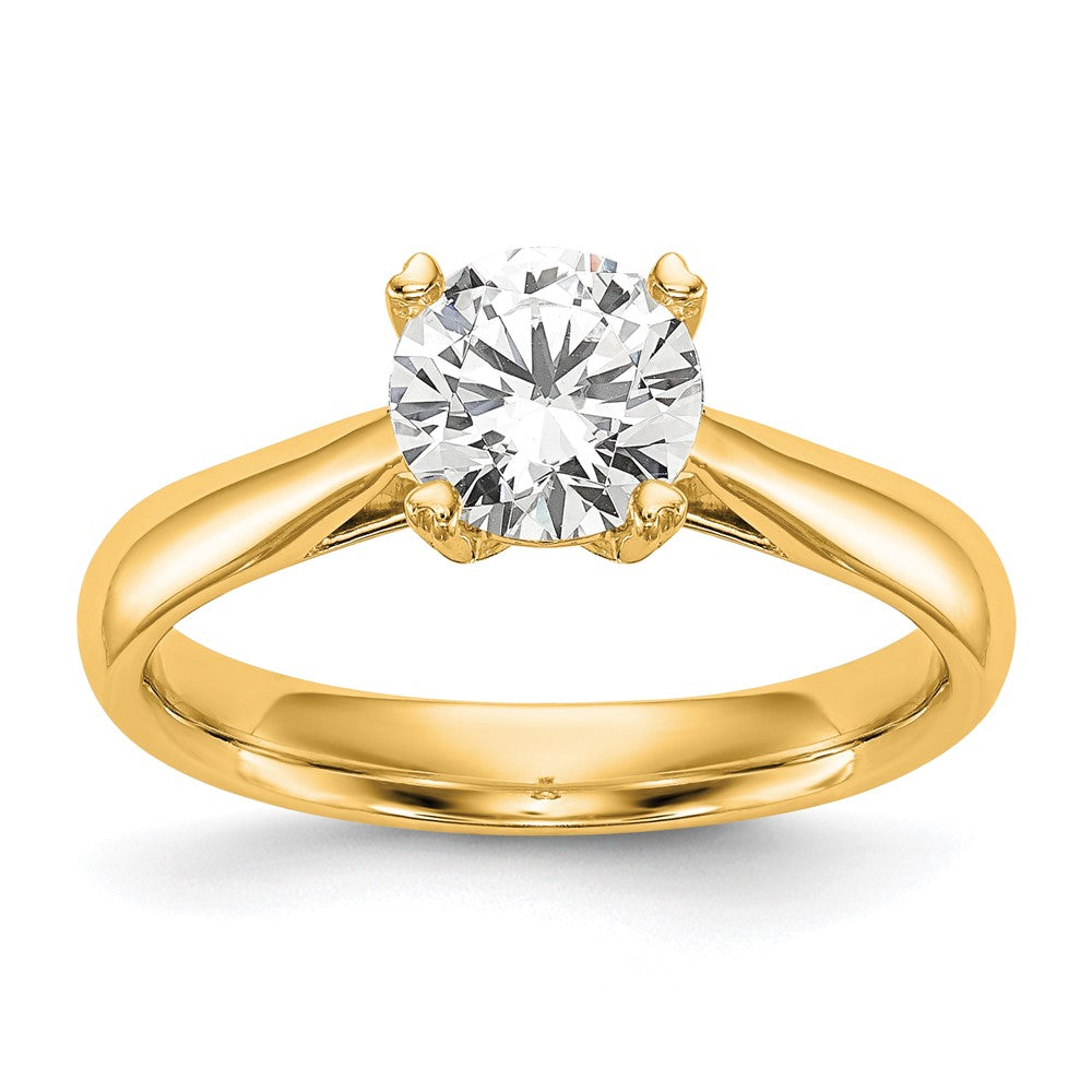 True Origin 14k 3/4 carat Lab Grown Diamond VS/SI+ G+ Round Solitaire Engagement Ring