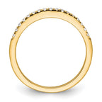 14k 1/6 carat Lab Grown Diamond VS/SI+ G+ Complete Wedding Band