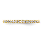 14k 1/6 carat Lab Grown Diamond VS/SI+ G+ Complete Wedding Band