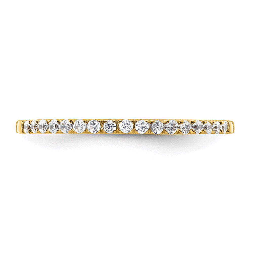 14k 1/6 carat Lab Grown Diamond VS/SI+ G+ Complete Wedding Band