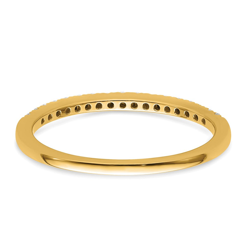 14k 1/6 carat Lab Grown Diamond VS/SI+ G+ Complete Wedding Band