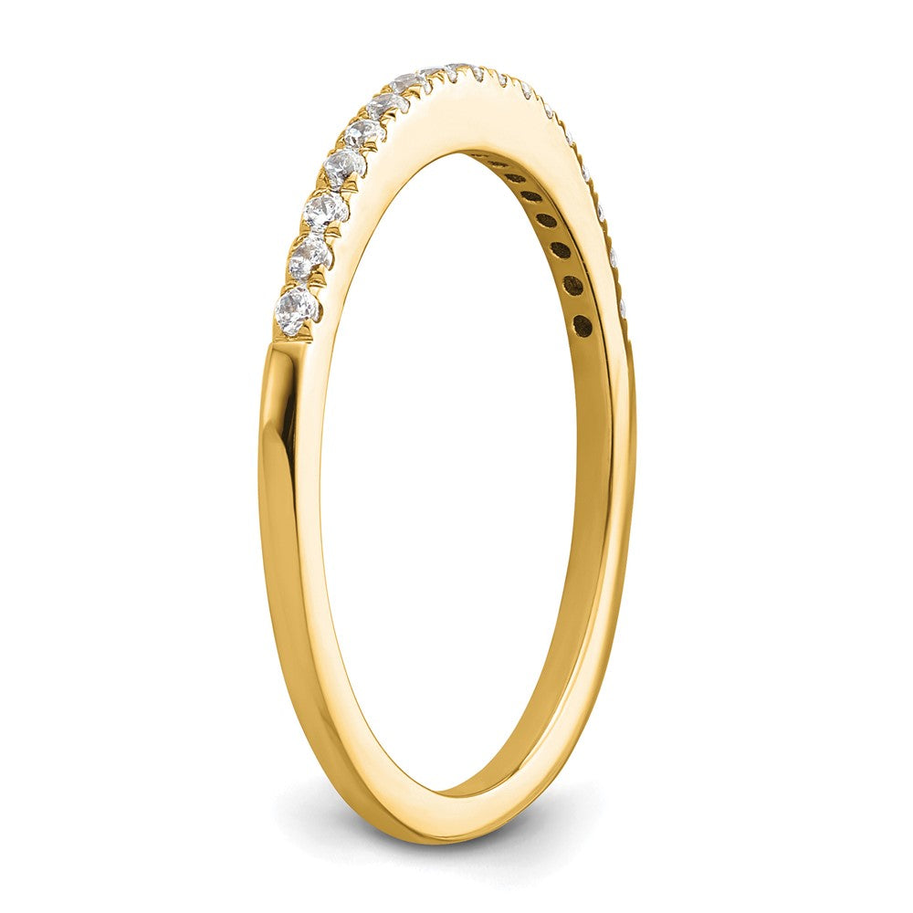 14k 1/6 carat Lab Grown Diamond VS/SI+ G+ Complete Wedding Band