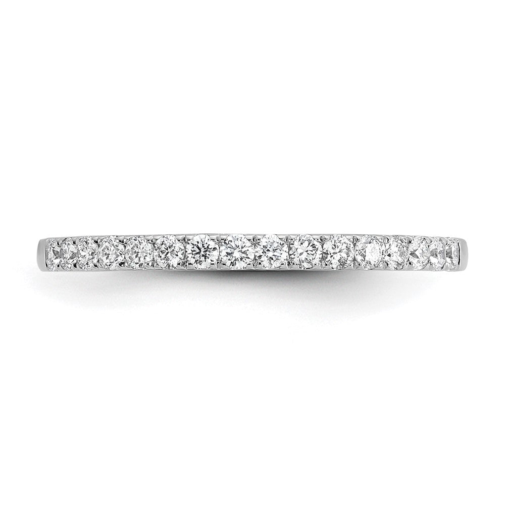 14k White Gold 1/4 carat Lab Grown Diamond VS/SI+ G+ Complete Wedding Band