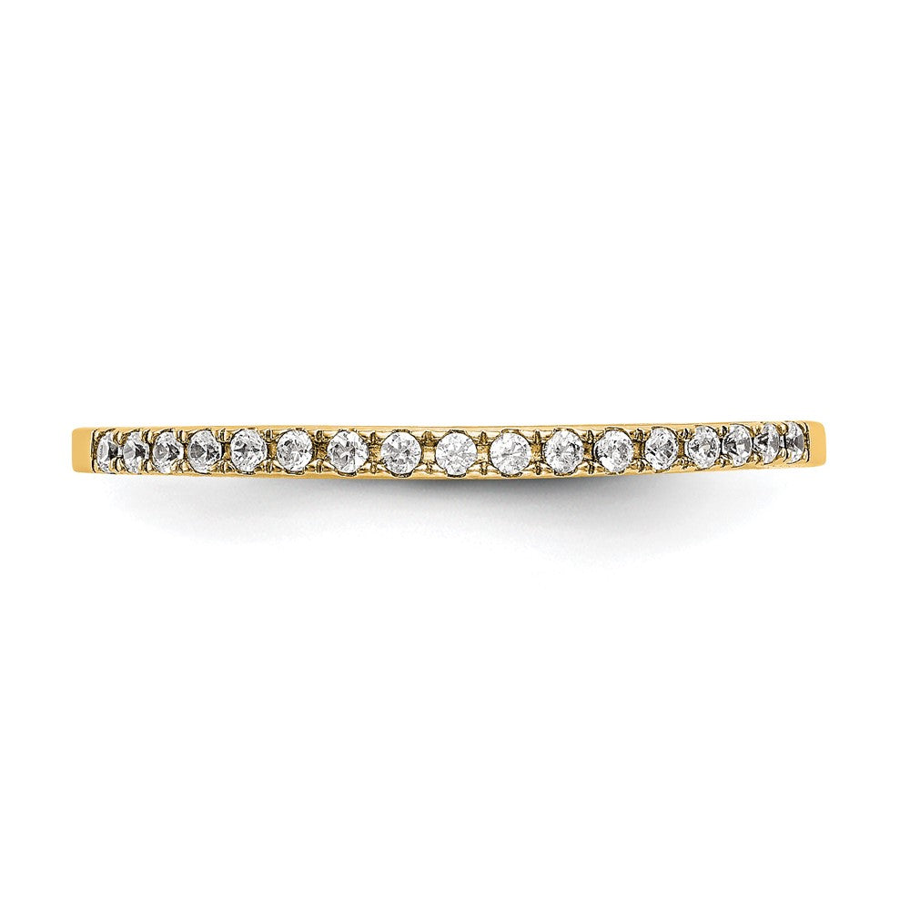 14k 1/4 carat Lab Grown Diamond VS/SI+ G+ Complete Wedding Band