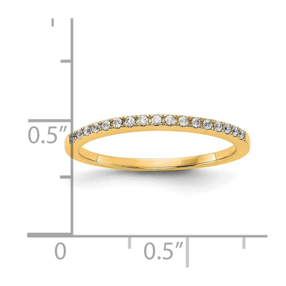 14k 1/4 carat Lab Grown Diamond VS/SI+ G+ Complete Wedding Band