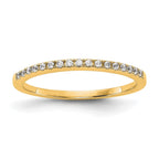 14k 1/4 carat Lab Grown Diamond VS/SI+ G+ Complete Wedding Band