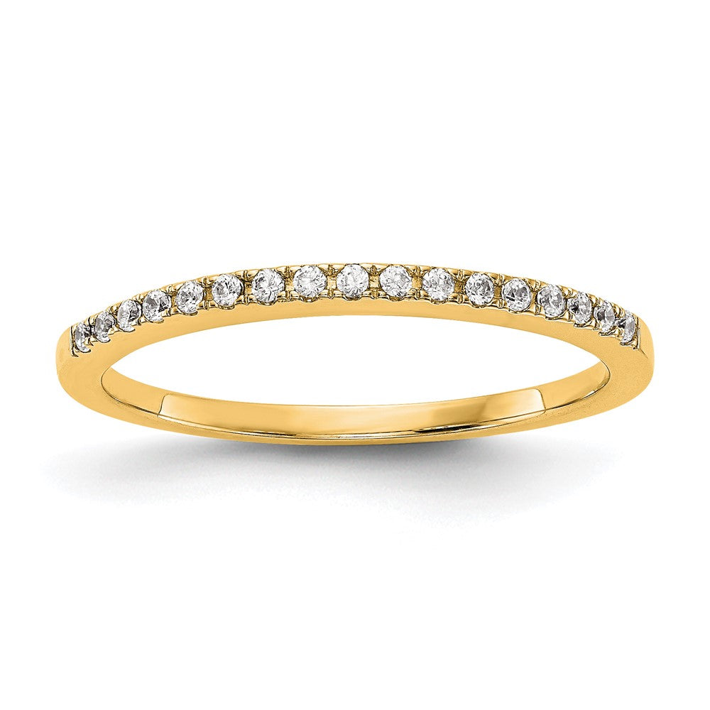 14k 1/4 carat Lab Grown Diamond VS/SI+ G+ Complete Wedding Band