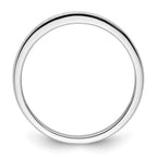 14k White Gold 1/10 carat Diamond Complete Channel-set Wedding Band