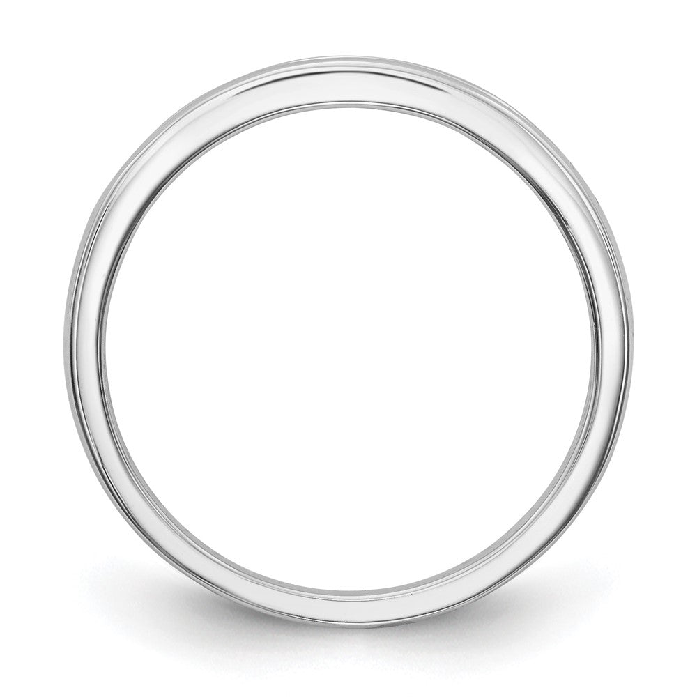 14k White Gold Diamond Wedding Band