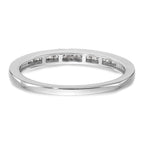 14k White Gold Diamond Wedding Band