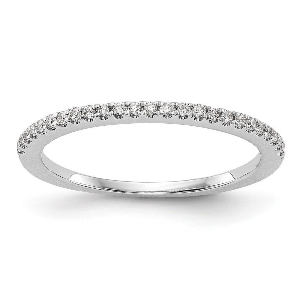 14k White Gold 1/4 carat Diamond Set of 2 Complete Wedding Bands