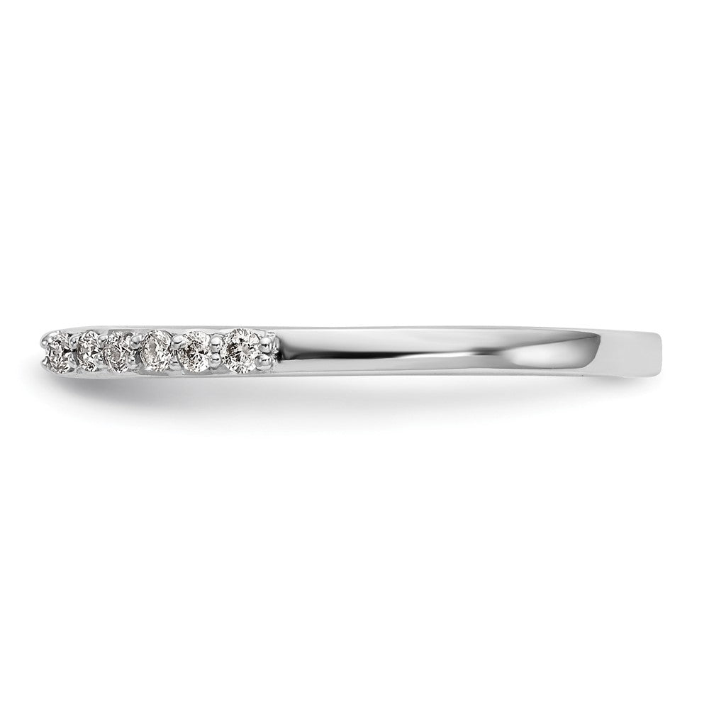 14k White Gold 1/4 carat Diamond Set of 2 Complete Wedding Bands