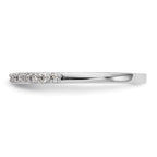 14k White Gold 1/4 carat Diamond Set of 2 Complete Wedding Bands